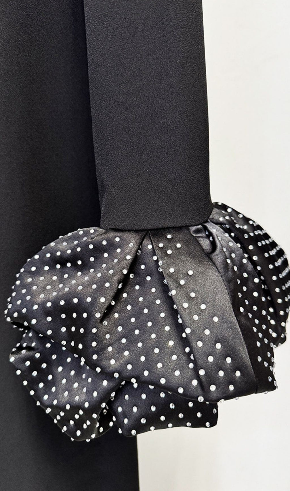 Journi Elegant Long Sleeve Diamante Cuff Maxi Dress – Formal Gown