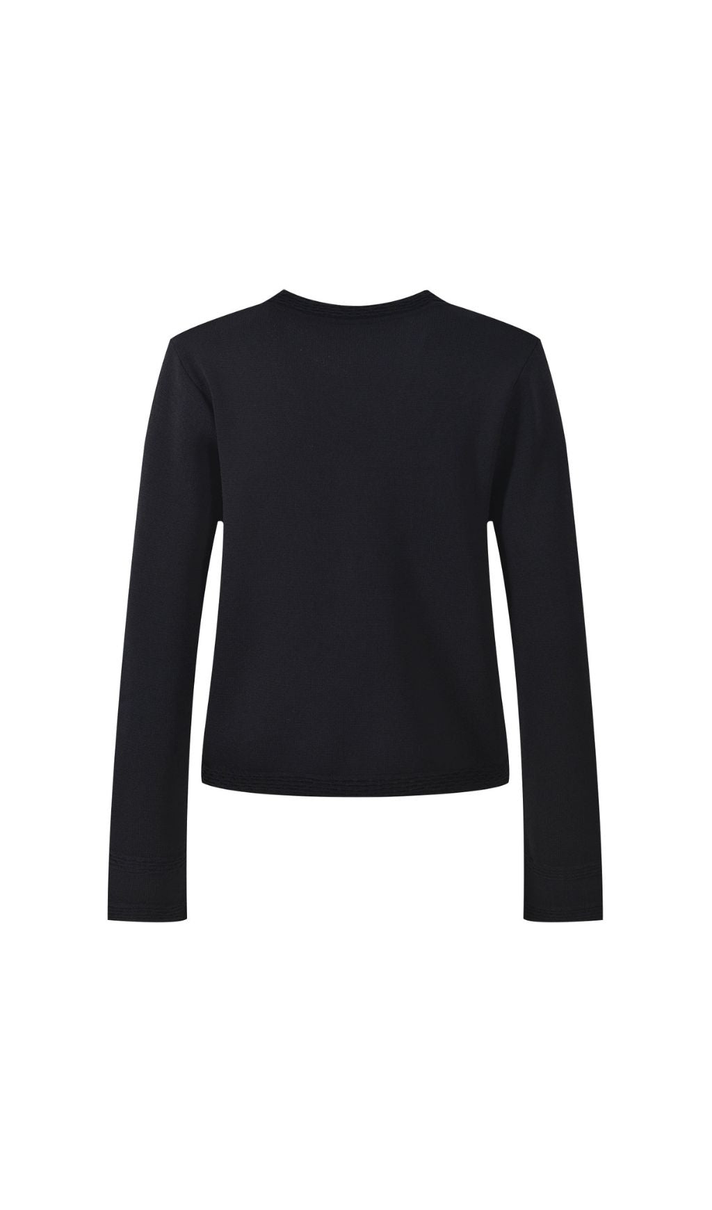 Ghita Black Beaded Cardigan