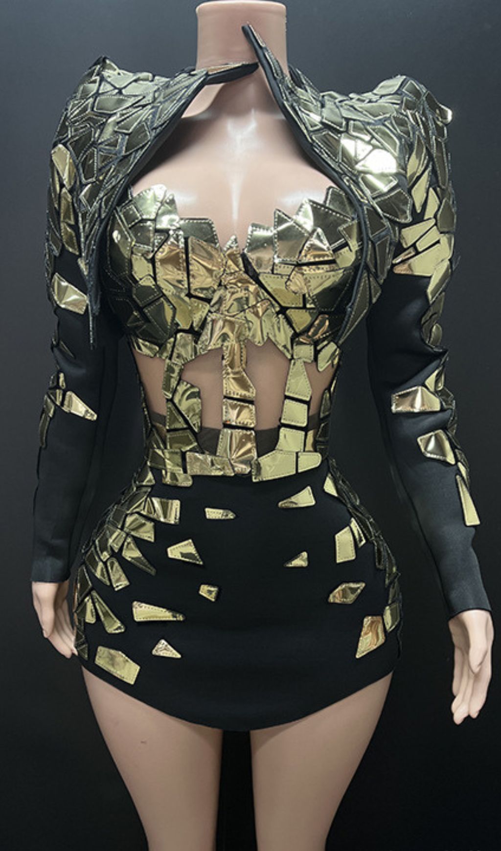 Fai Crop Top & Mini Dress Set