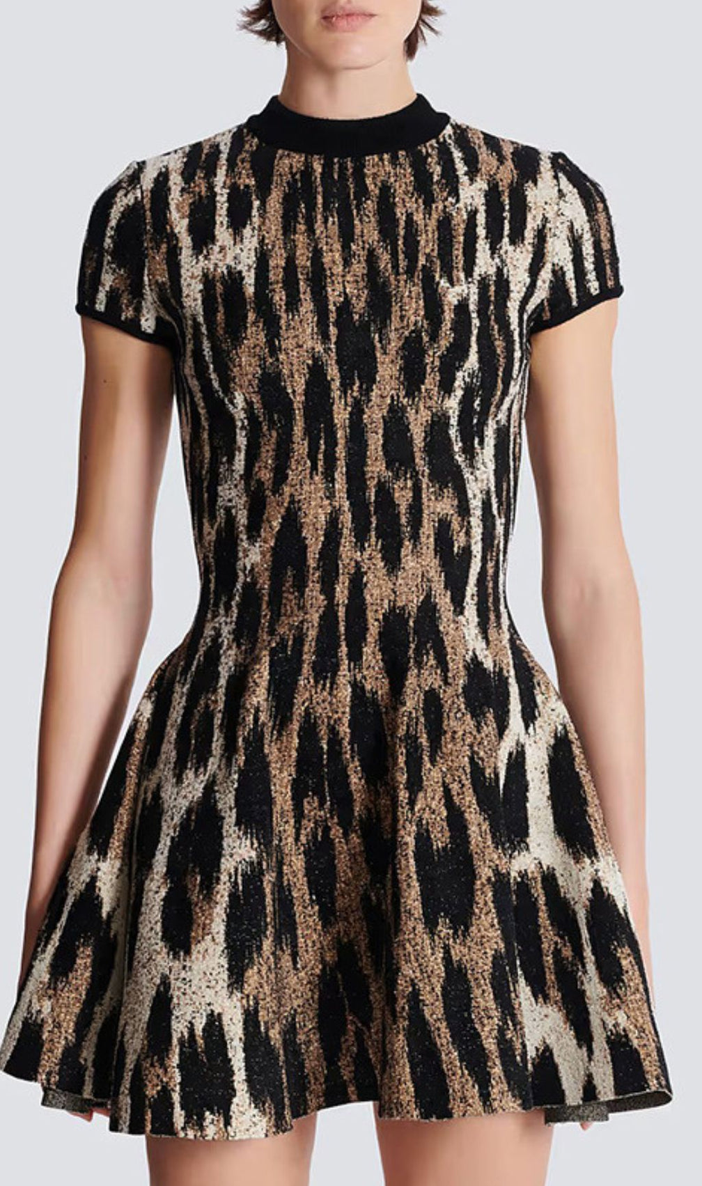 Ismerie Leopard Print Mini Dress for Women - Chic & Fierce Style