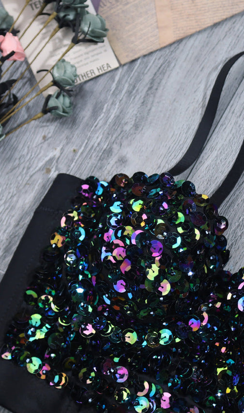 Artis Sequin Crop Top