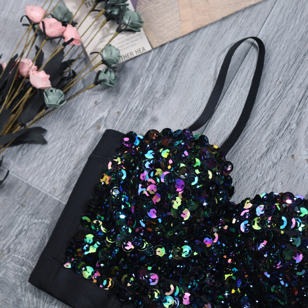 Artis Sequin Crop Top