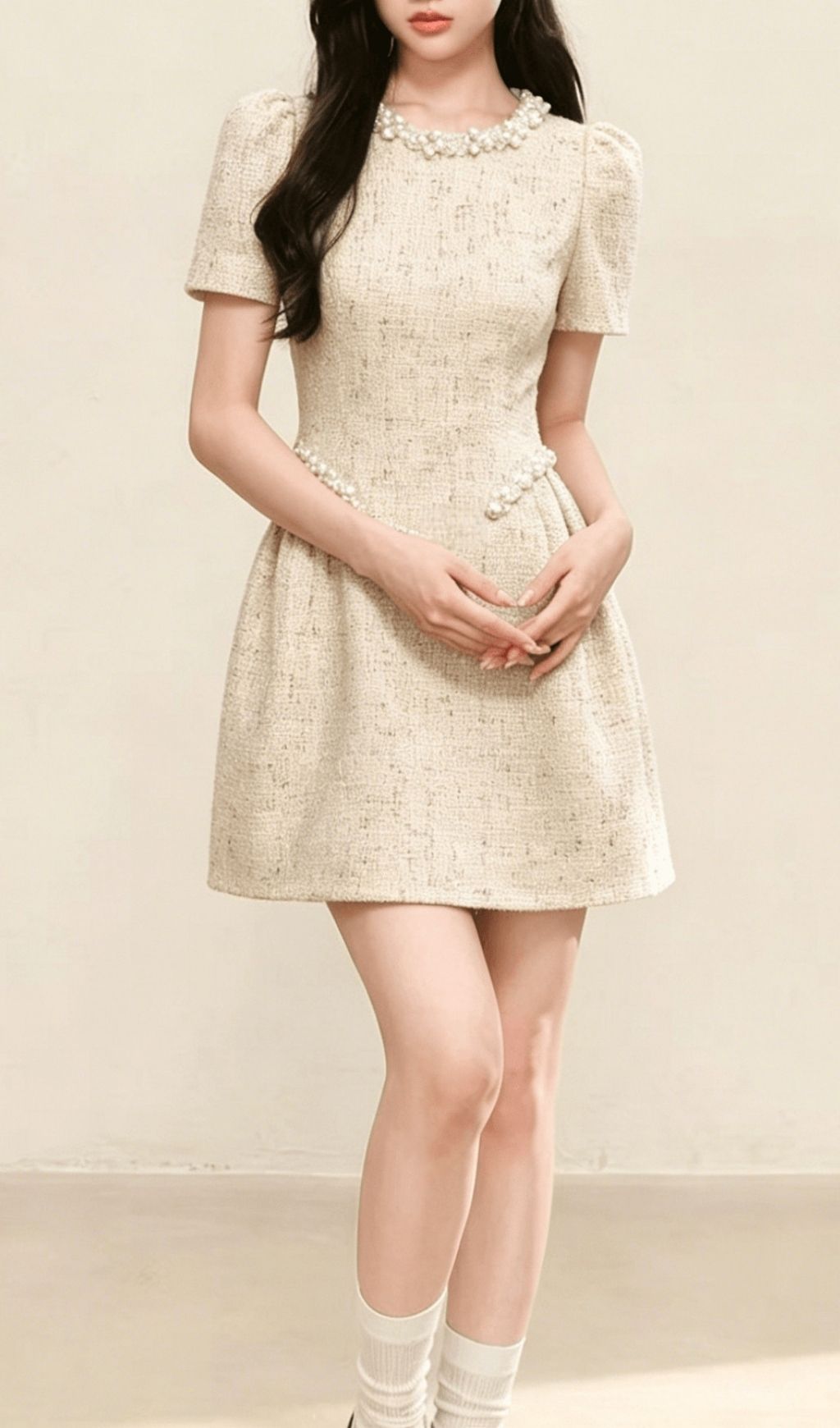 Kingslee Beaded Mini Dress
