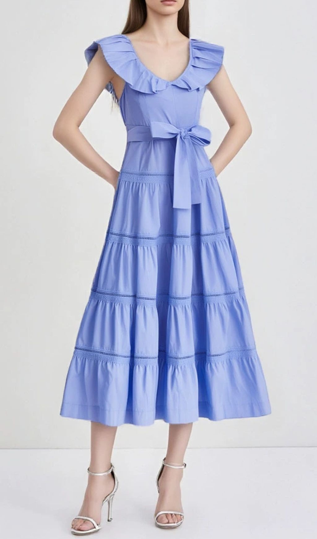 Farida Sleeveless Midi Dress