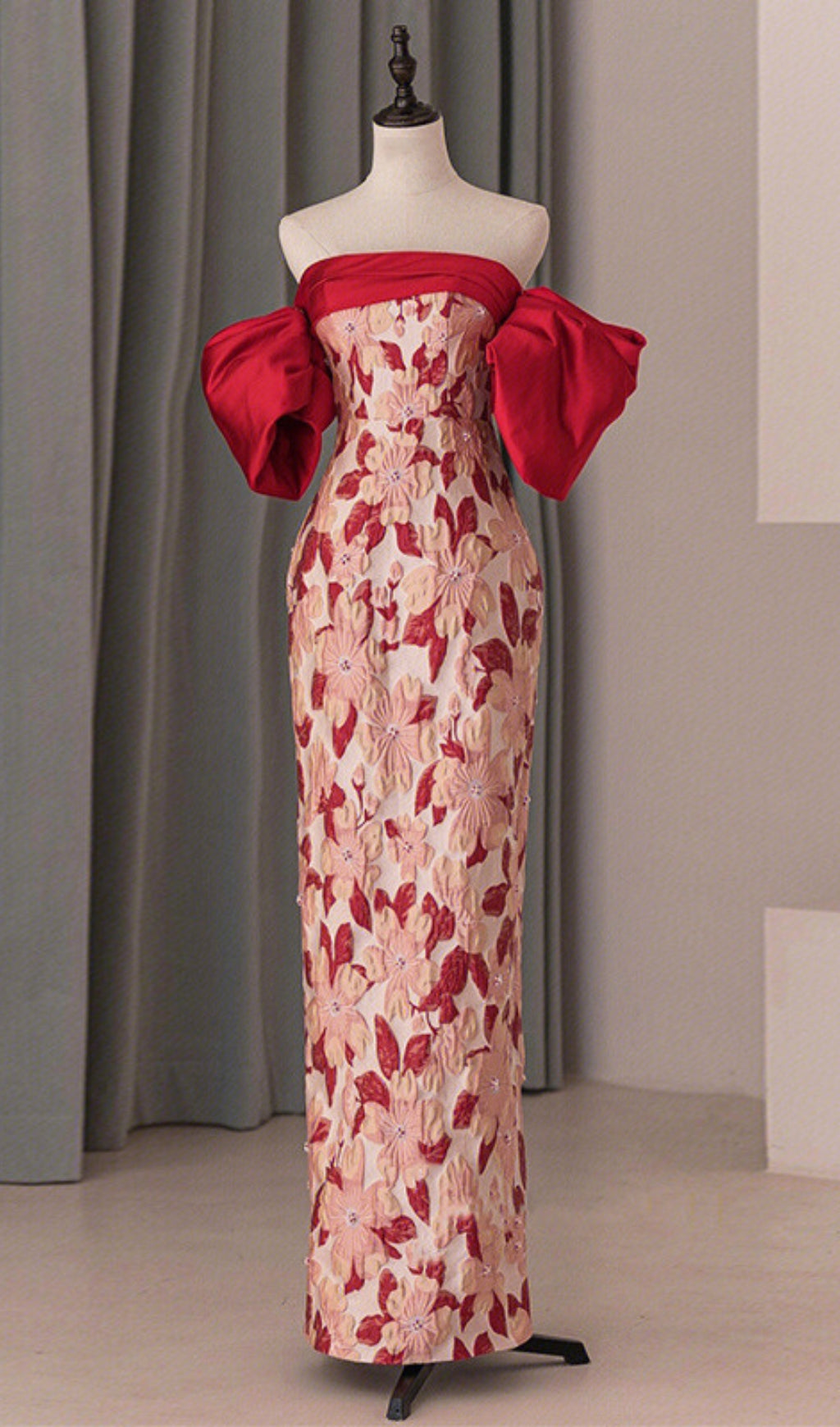 Avishav Off Shoulder Flower Maxi Dress