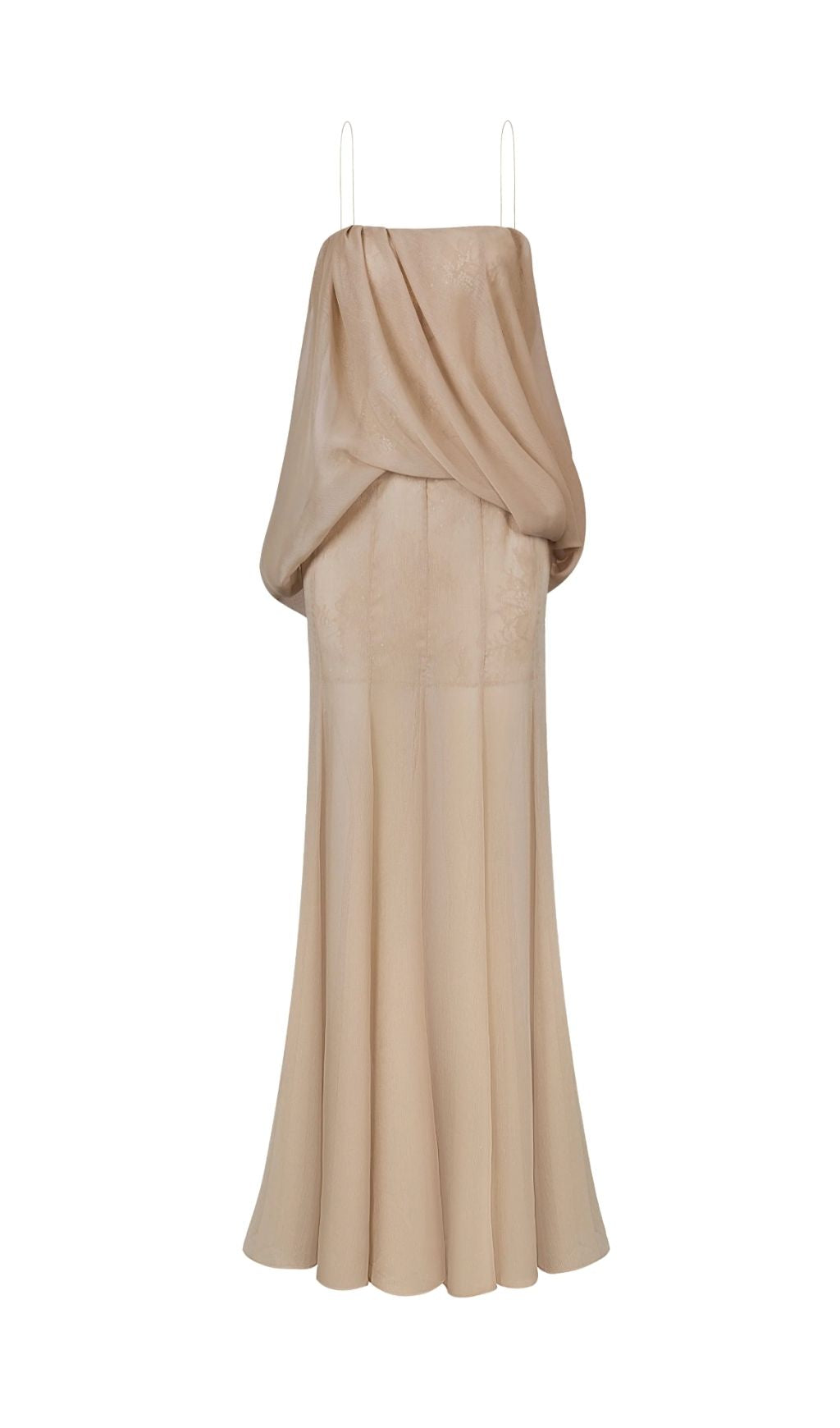 Keri Draped Maxi Dress - Effortless Elegance & Flowy Halter Gown
