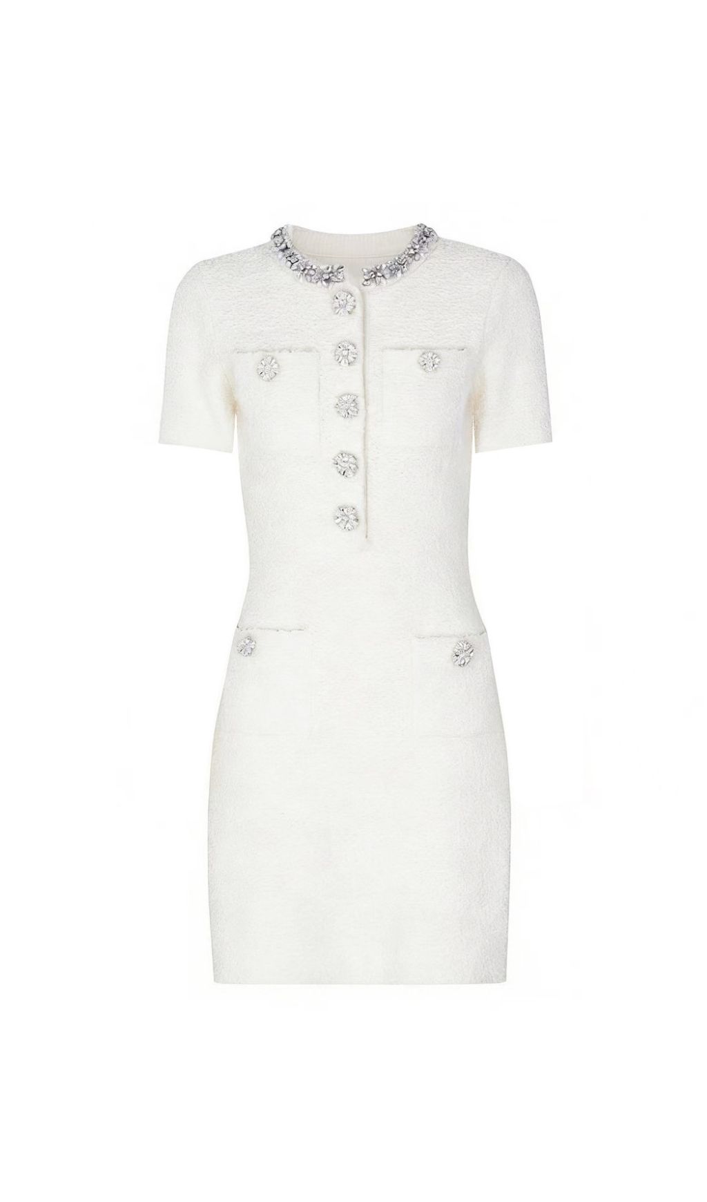 Karsyn Diamante Sparkle Knit Mini Dress - Glamorous & Comfortable Bodycon