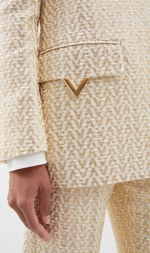 Annie Cotton-Blend Tweed Jacket Suit