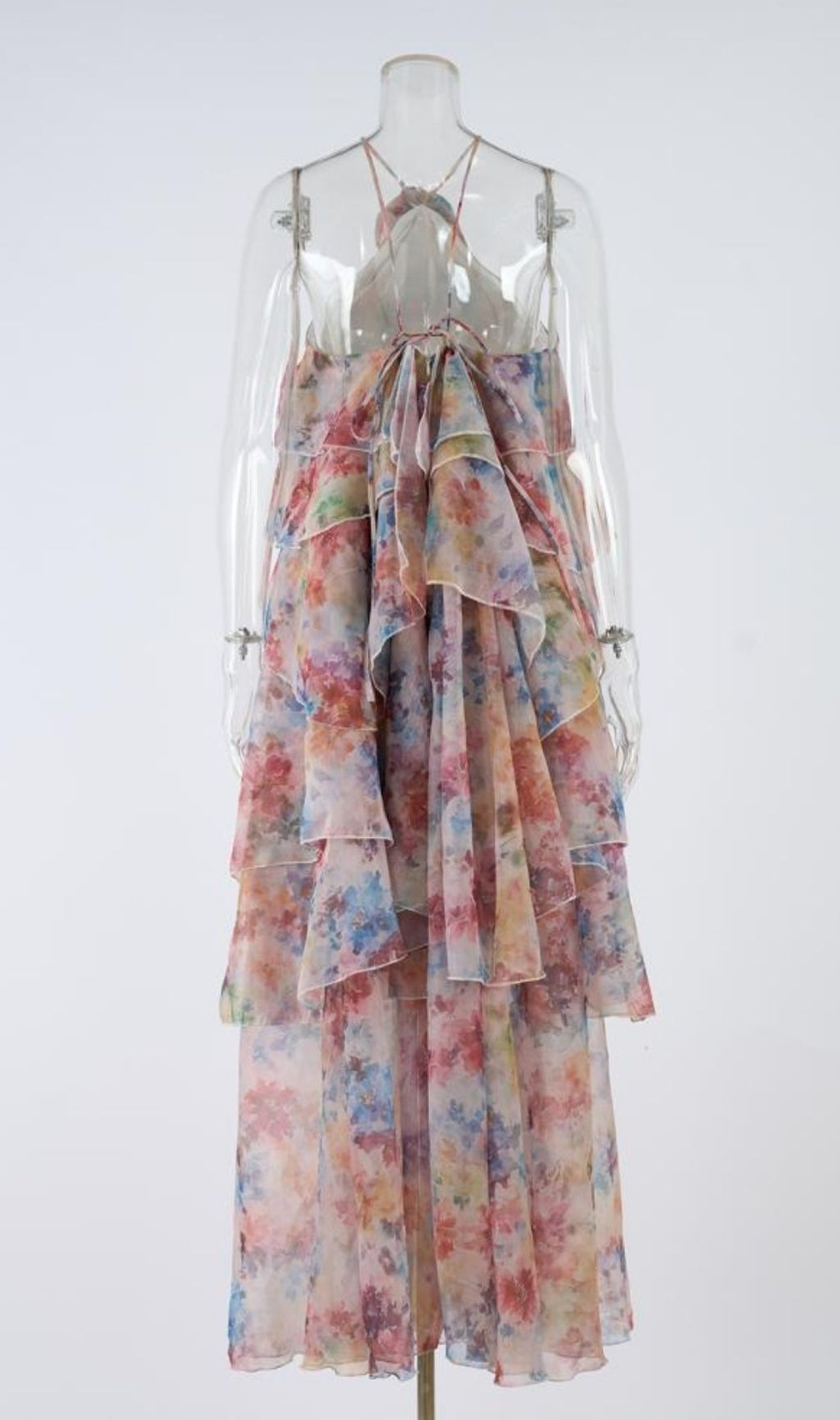 Lalitha Halter Printed Maxi Dress