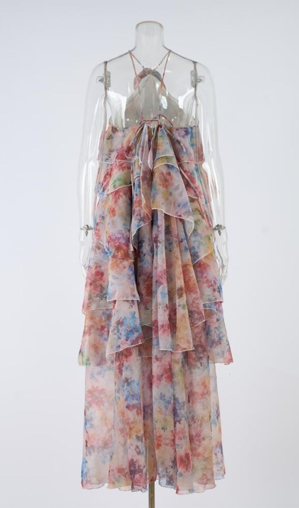 Lalitha Halter Printed Maxi Dress