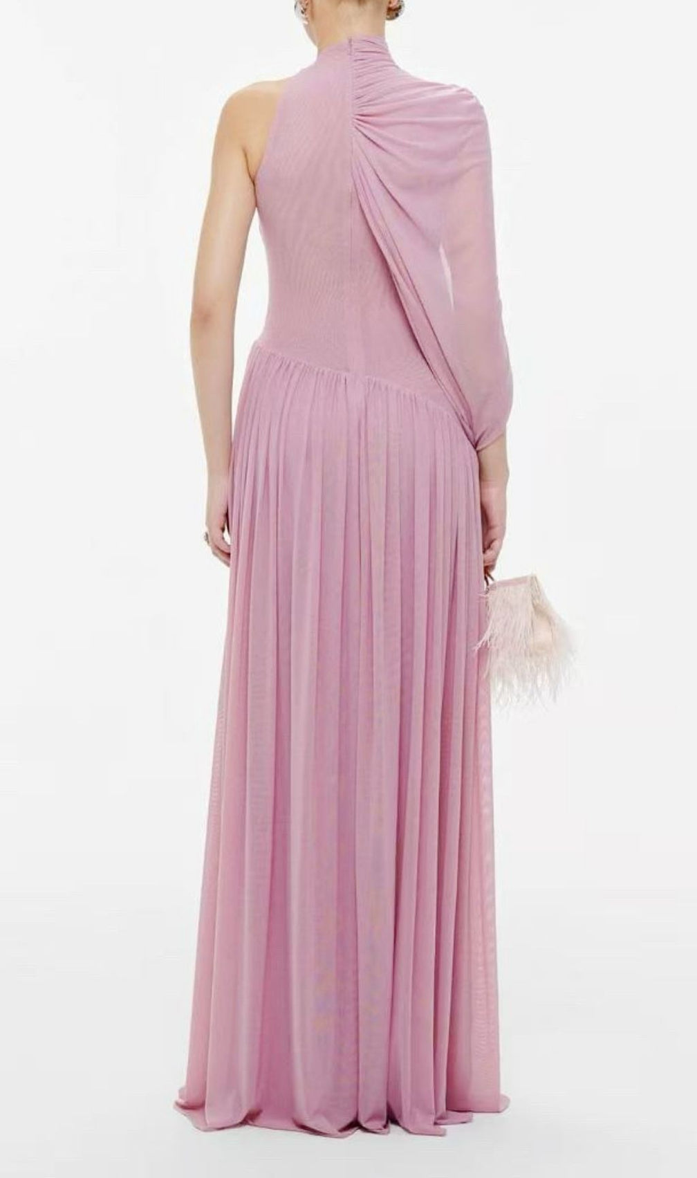 Kennedi Draped One-Shoulder Ruched Maxi Gown - Elegant Formal Dress