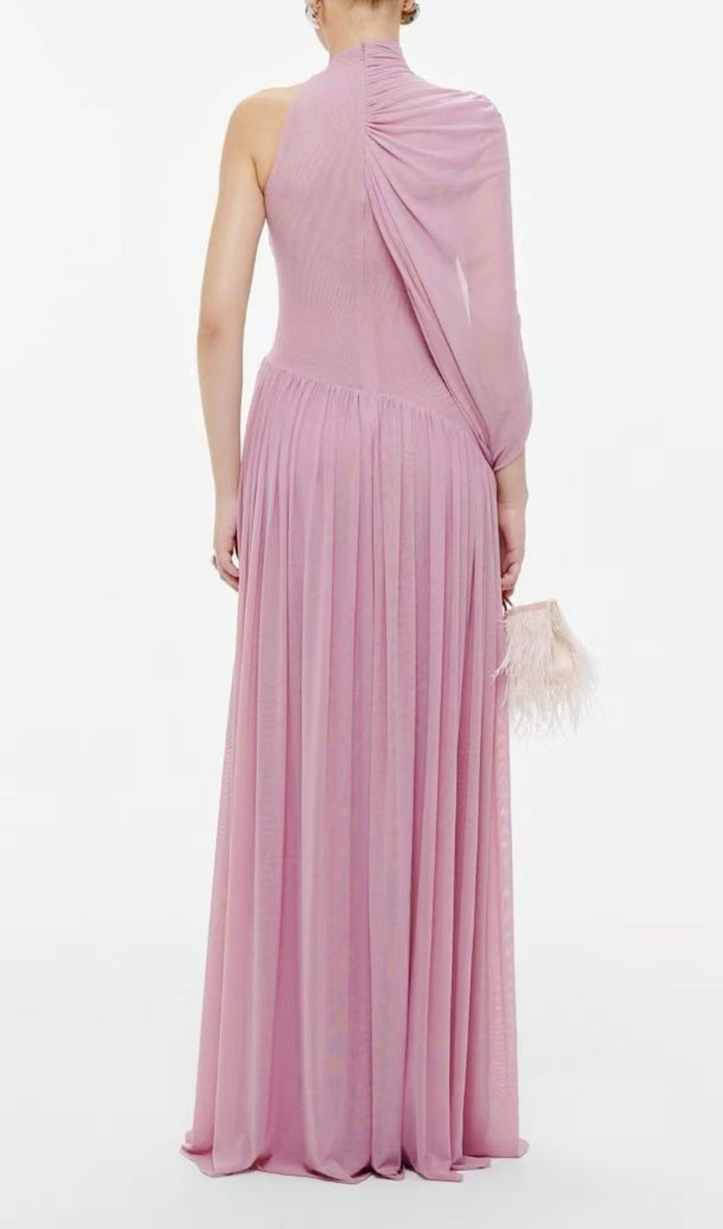 Kennedi Draped One-Shoulder Ruched Maxi Gown - Elegant Formal Dress