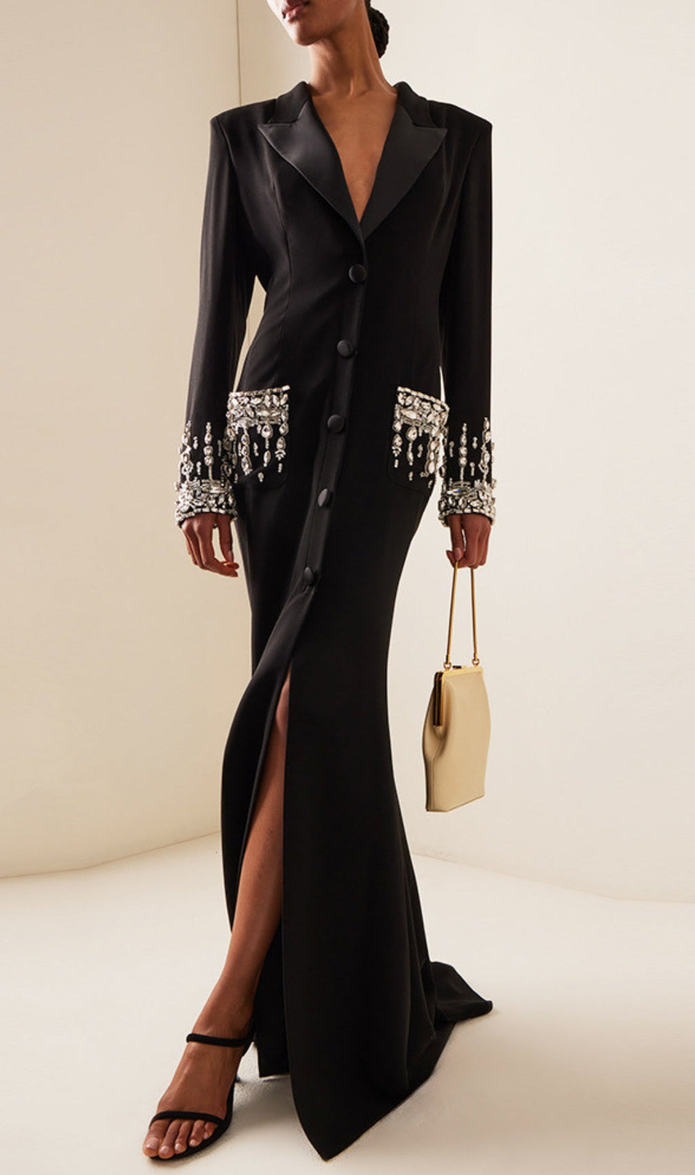 Alusia Rhinestone Blazer Dress