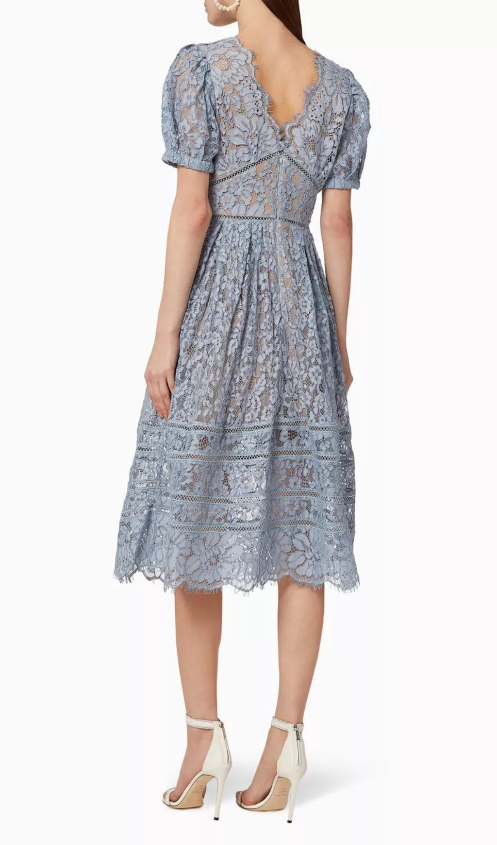 Anshika Fine Cord Lace Dress