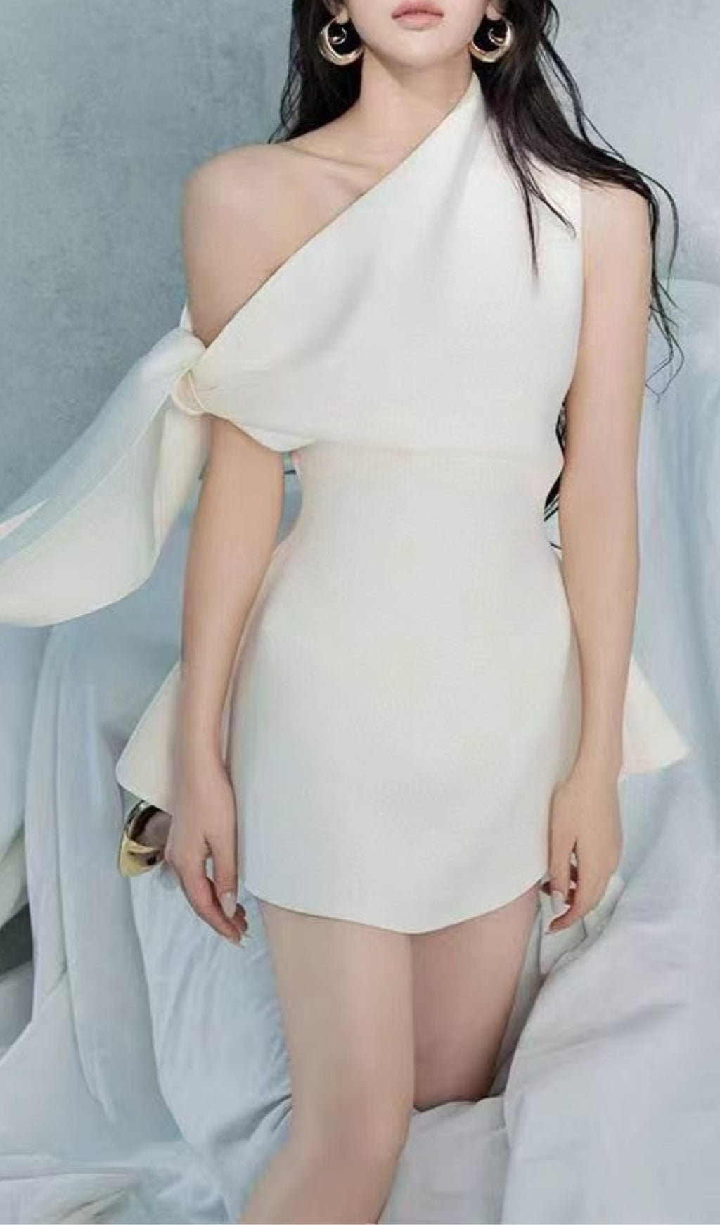 Ercilia Knot Mini Dress