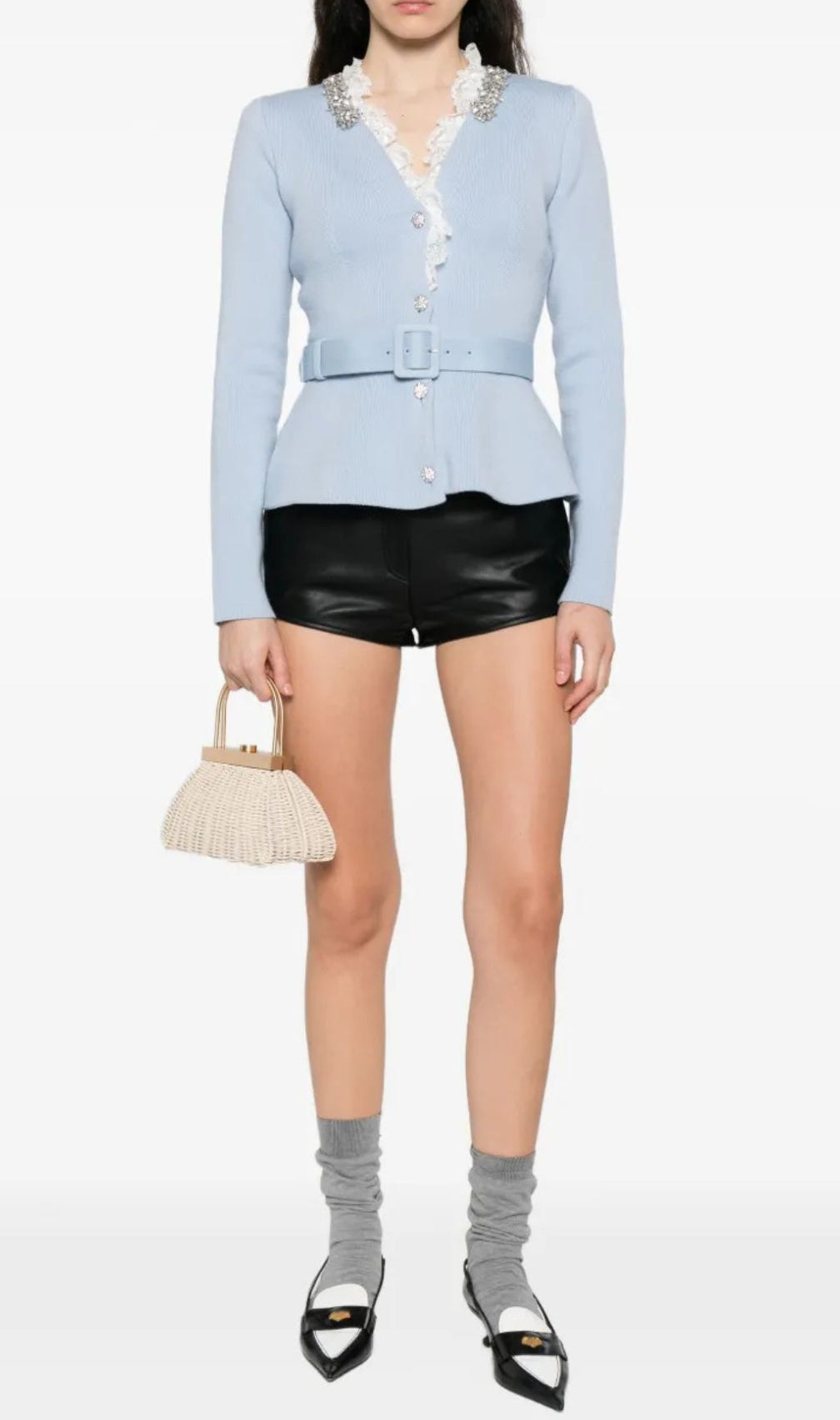 Hereward Embellished Belted Cardigan