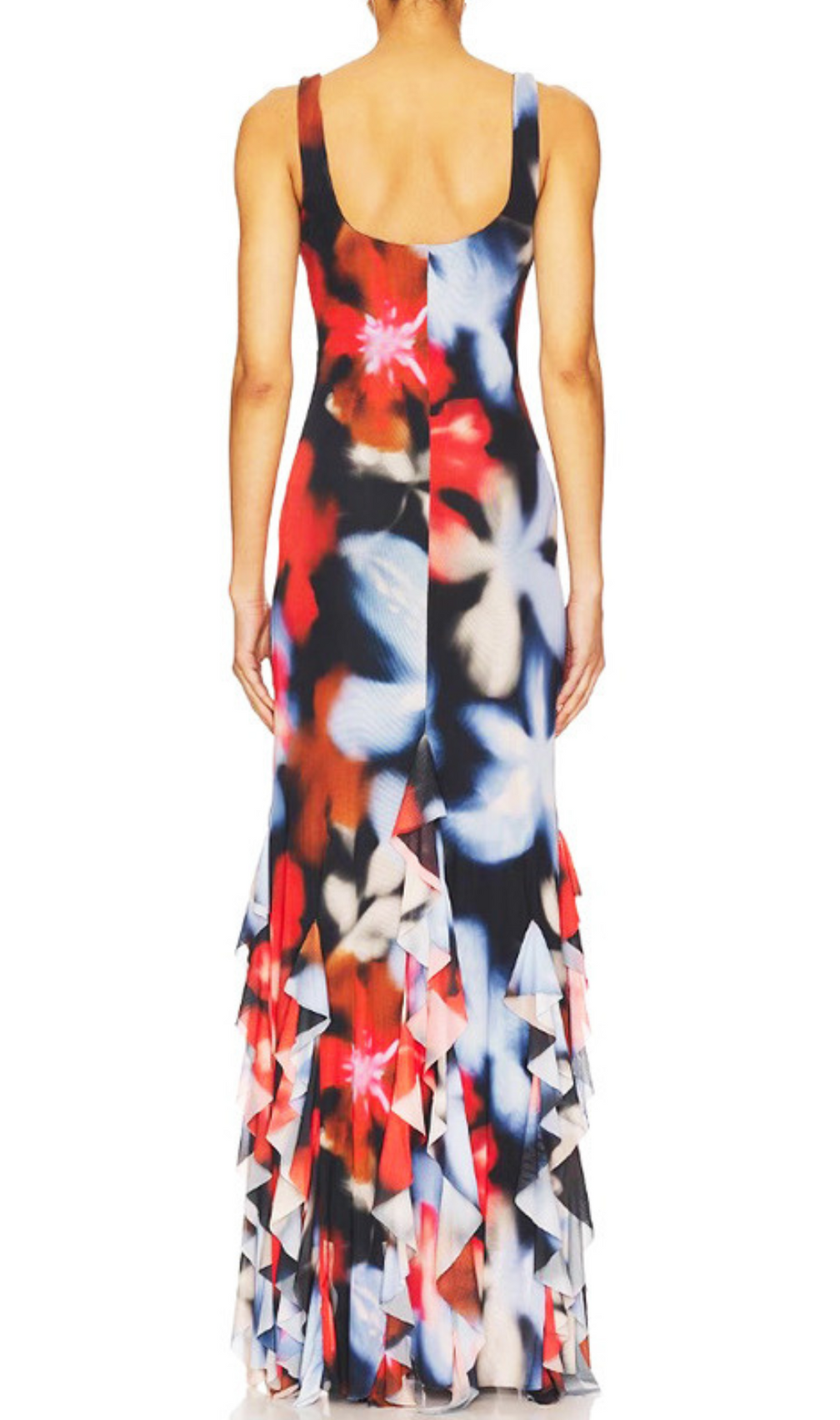 Gracia Strappy Printed Maxi Dress