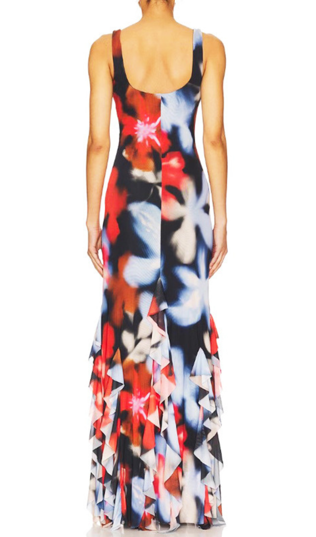Gracia Strappy Printed Maxi Dress