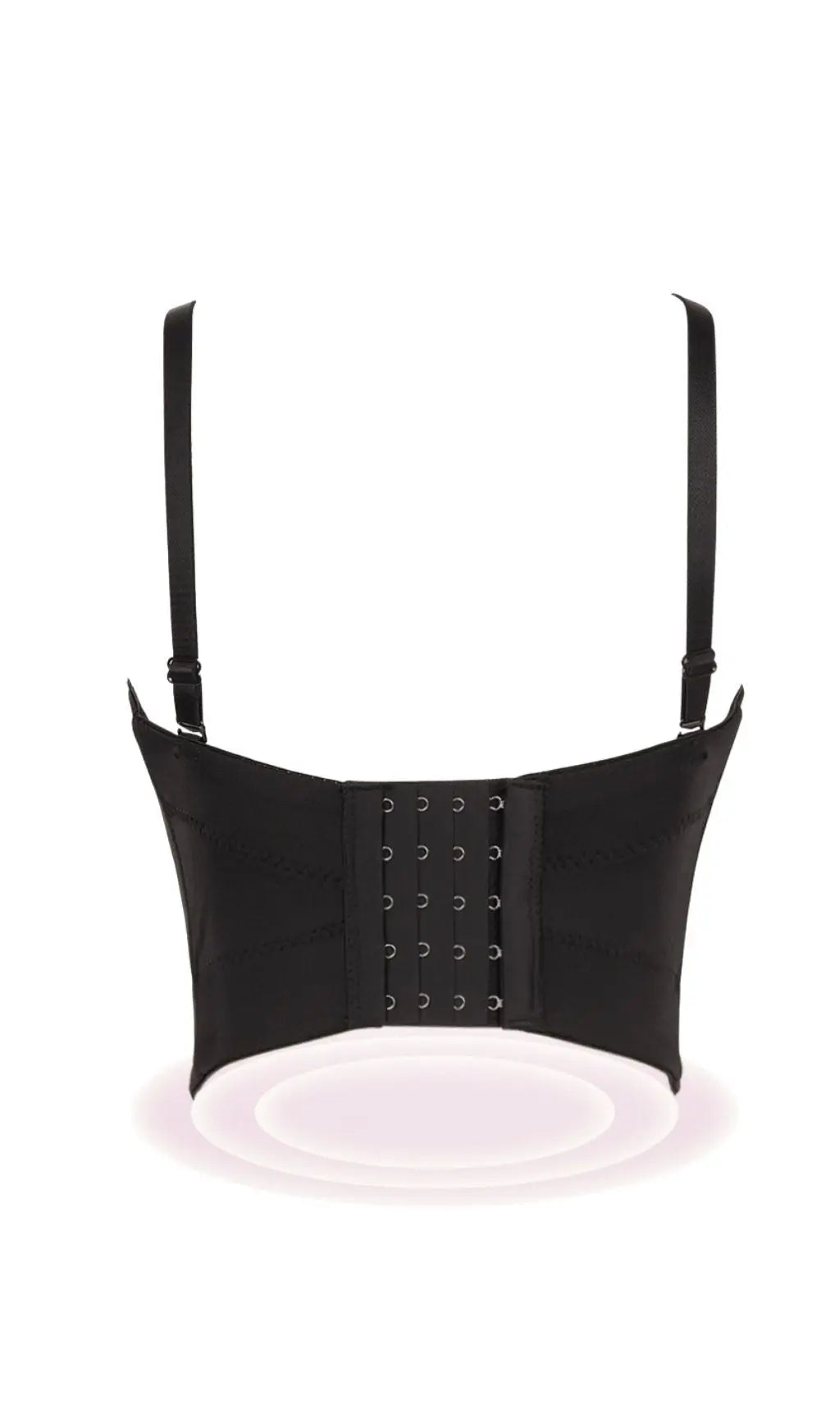 Black Feather Corset Top