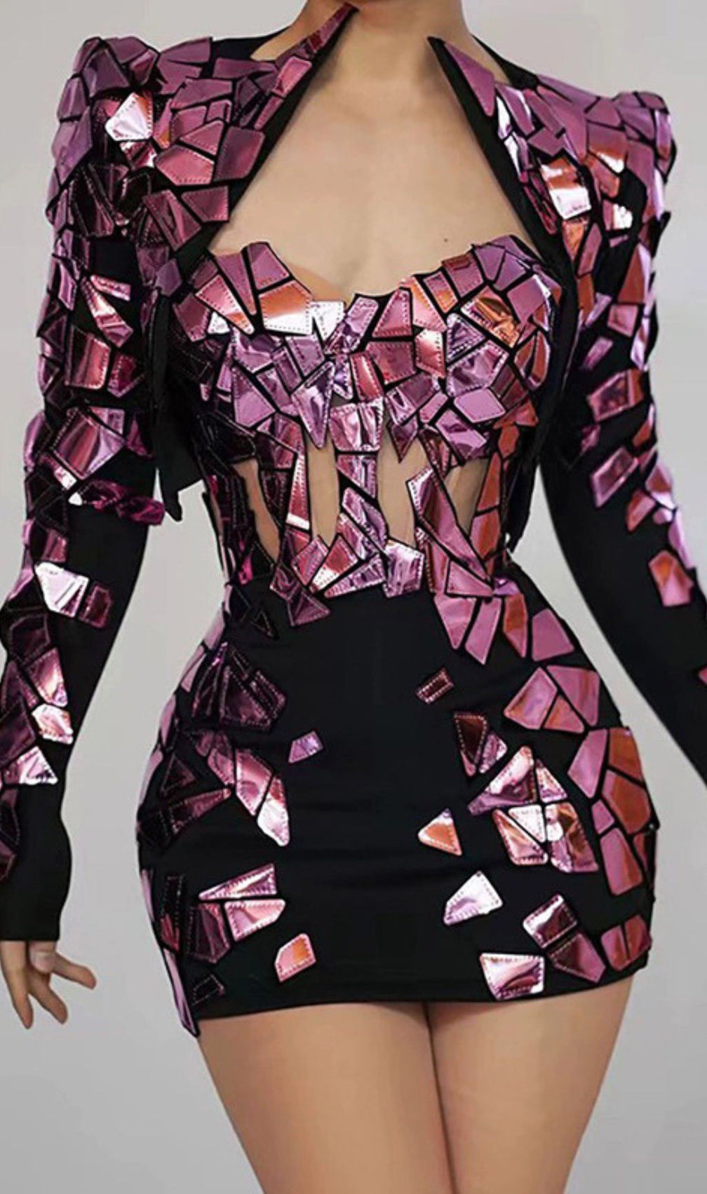 Fai Crop Top & Mini Dress Set