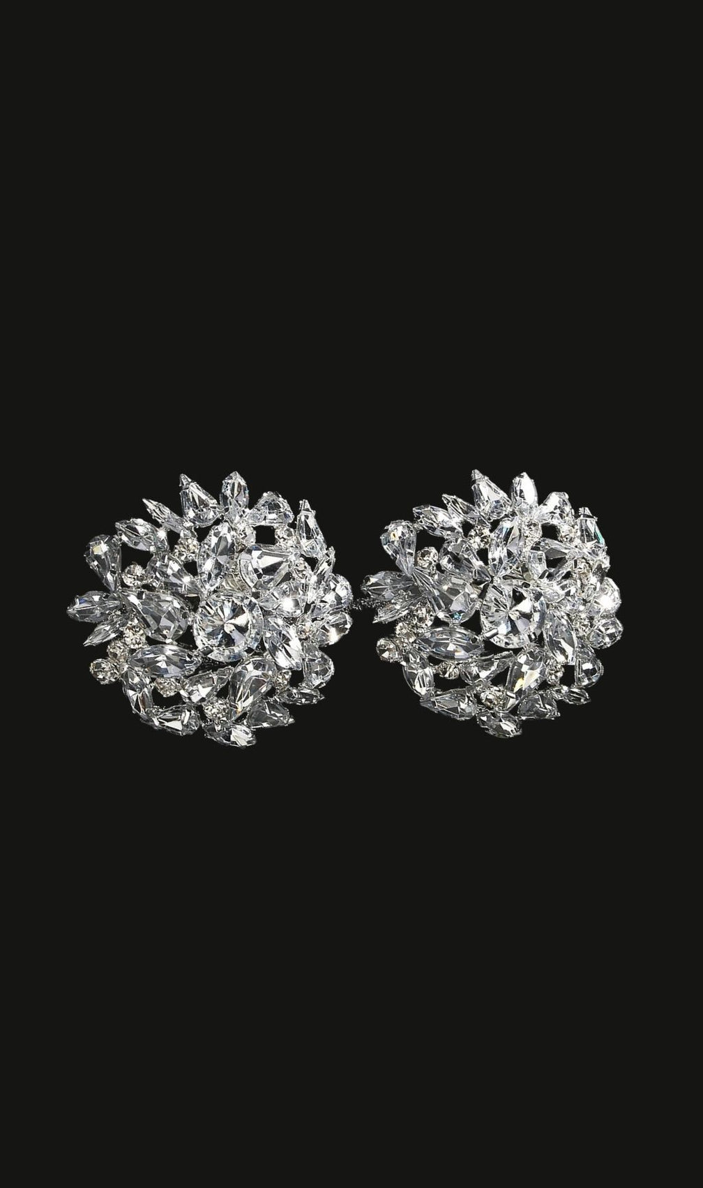 Lysander Circle Rhinestone Earrings