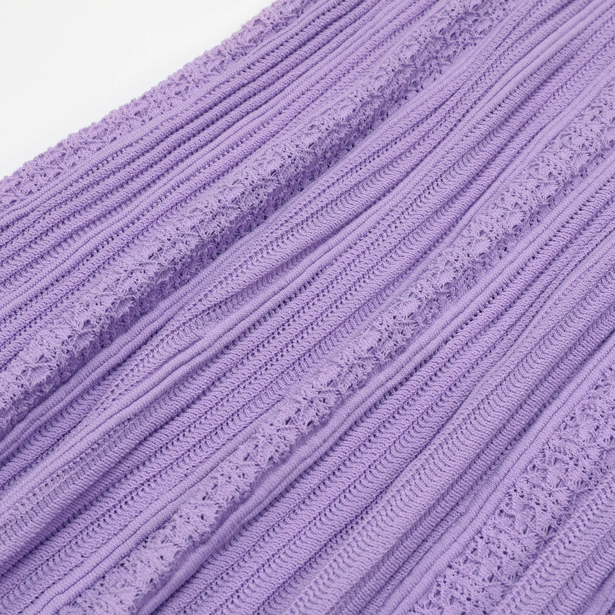 Kinsey Luxe Lavender Knit Cardigan & Midi Dress Set