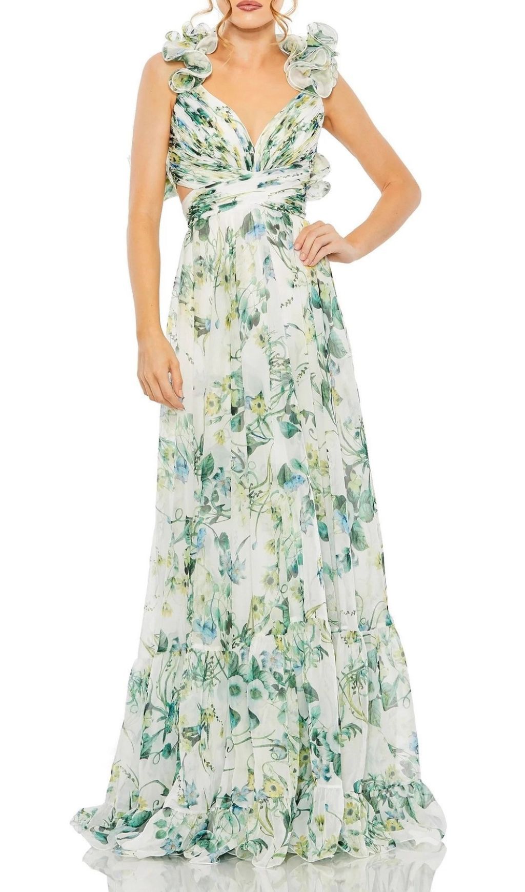 Helene Floral Printed Maxi Dress