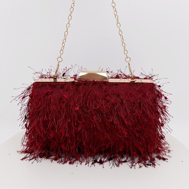 Andromeda Square Tassel Clutch