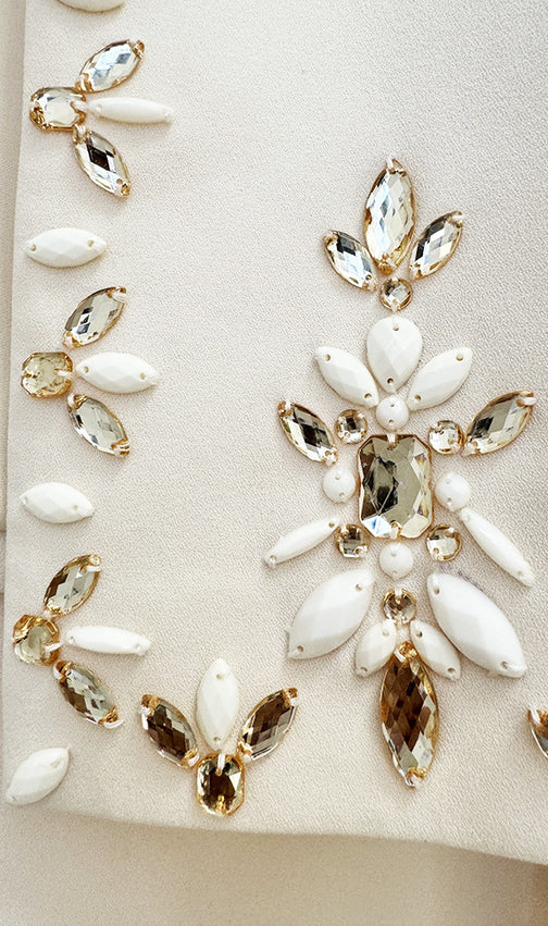 Braulio Crystal Two-Piece Skirt Set