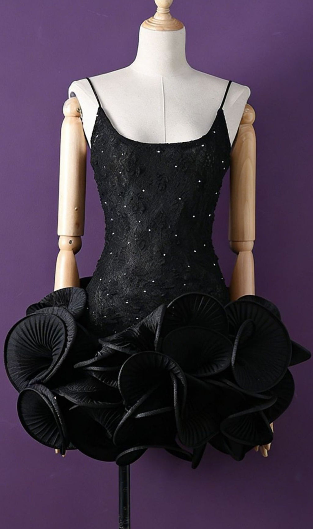 Jem Chic White Petal Ruffle Mini Dress | Strappy Lace Bodice