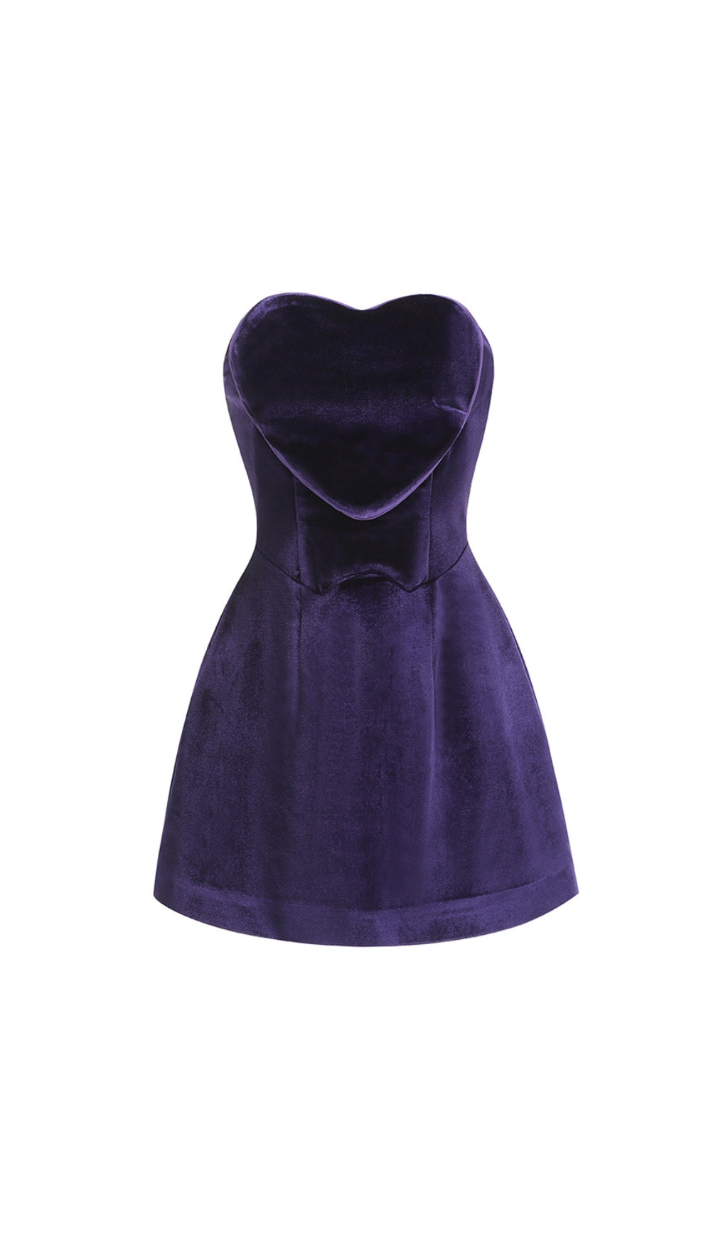 Ashling Velvet Strapless Mini Dress