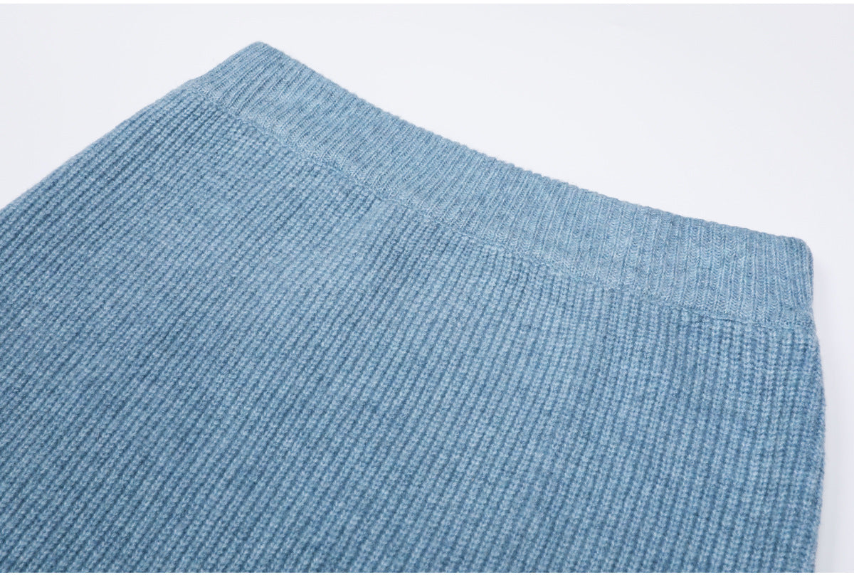 Karna Embellished Knit Peplum Cardigan & Midi Skirt Set - Chic 2-Piece Outfit