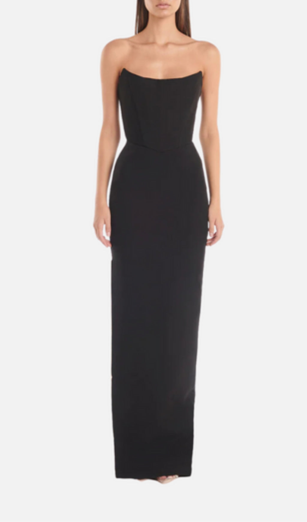 Black Split Thigh Gown