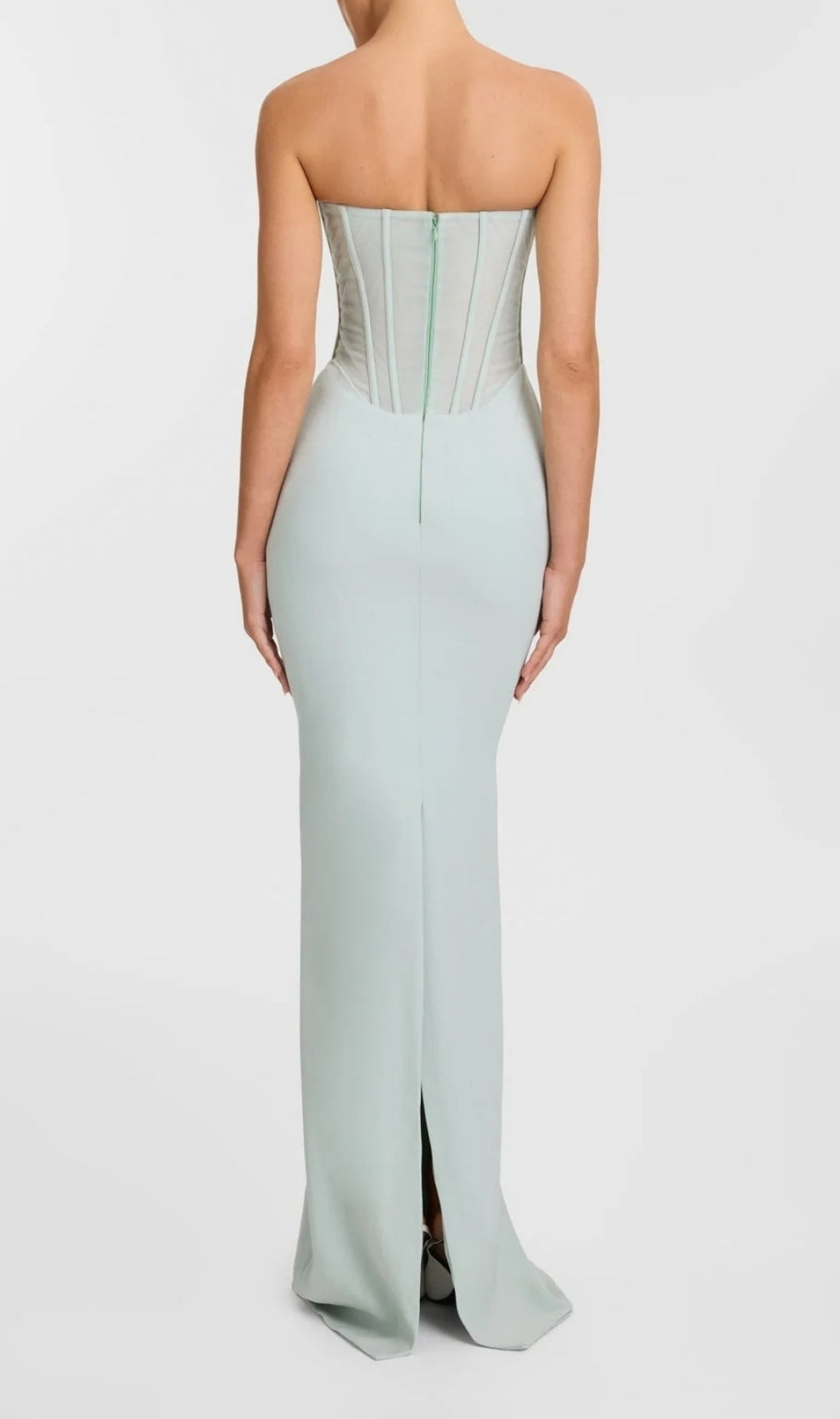 Eston Strapless Corset Maxi Dress