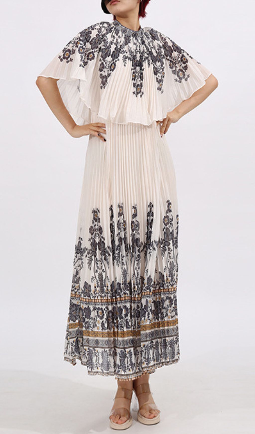 Faruq Flower Printed Maxi Dress