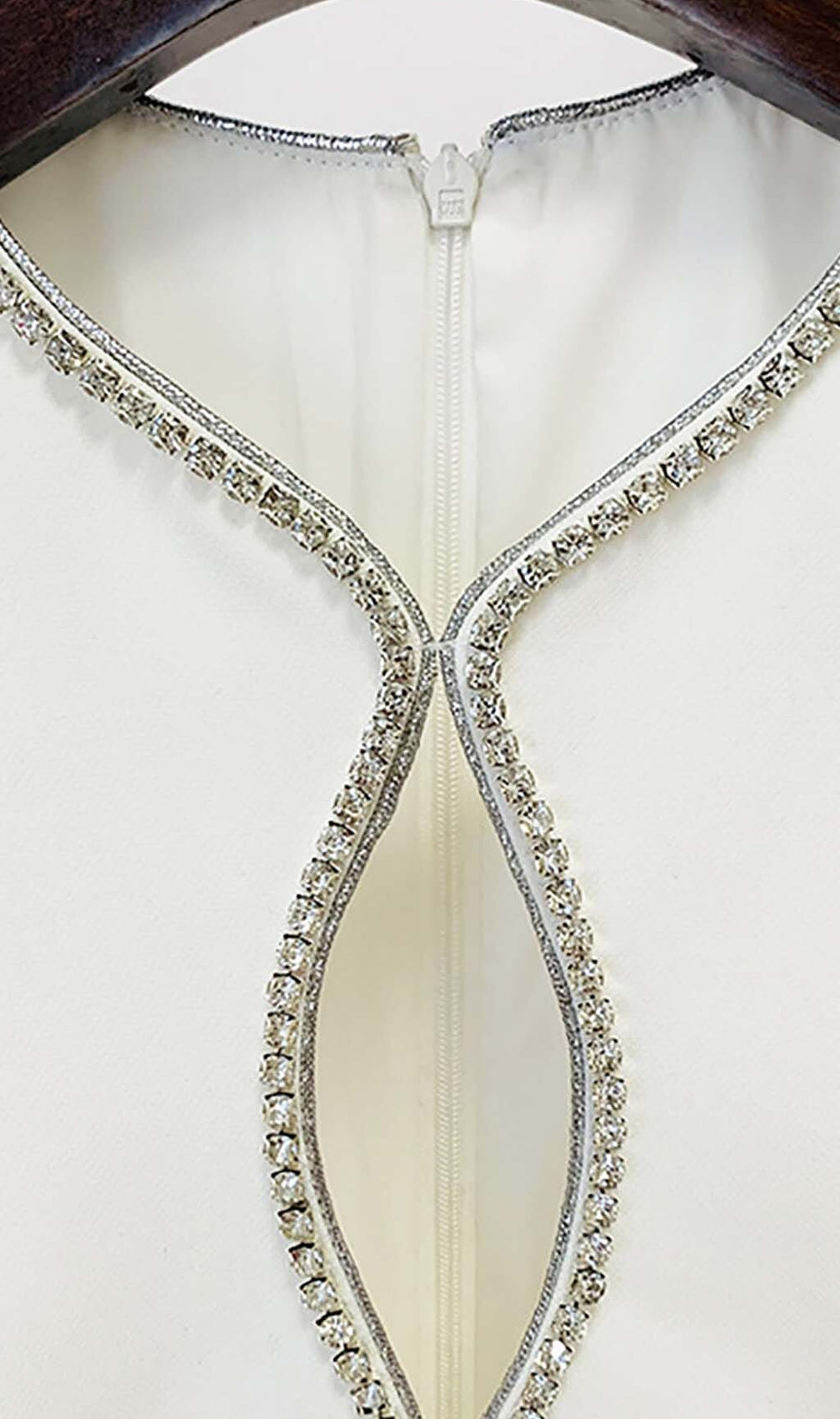 Long Sleeve V-Neck Diamond Tight Long Sleeve Jumpsuit