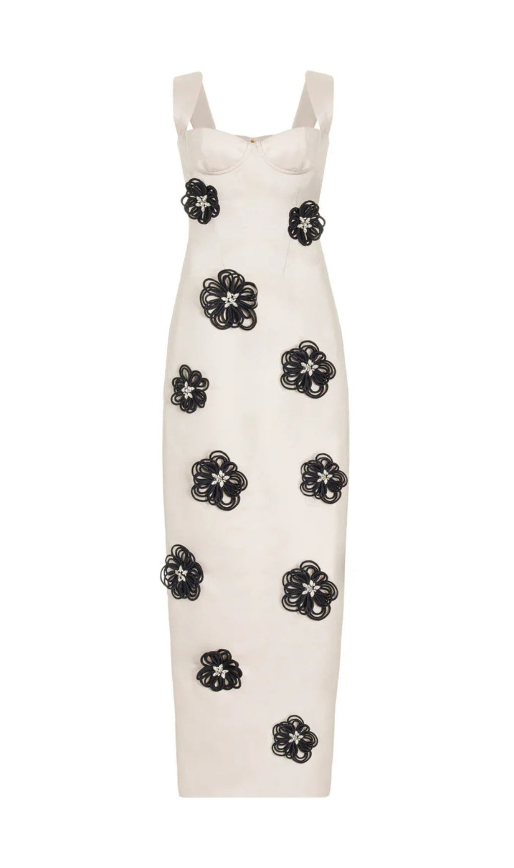 Arely Flower Maxi Bandage Dress