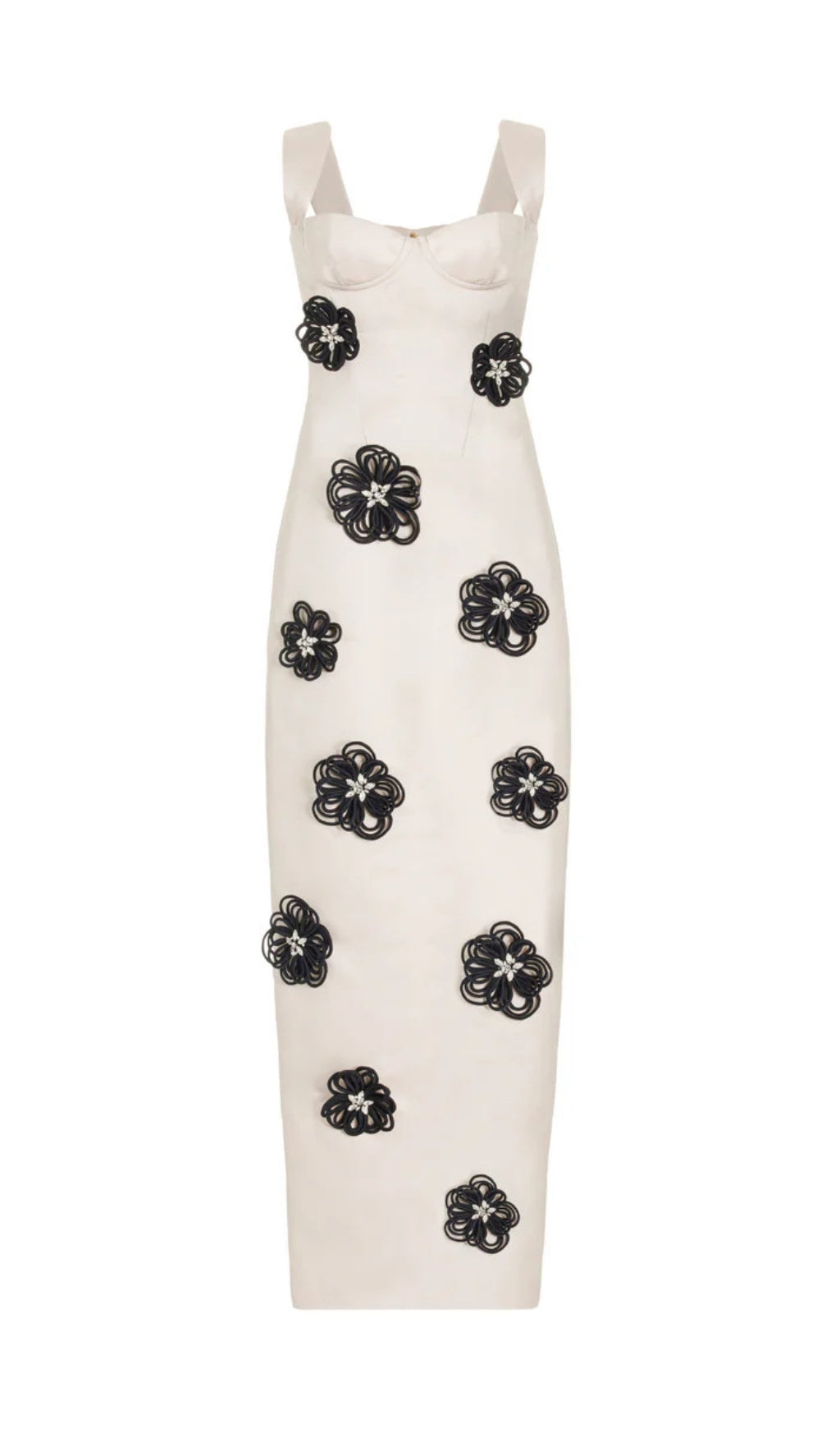 Arely Flower Maxi Bandage Dress