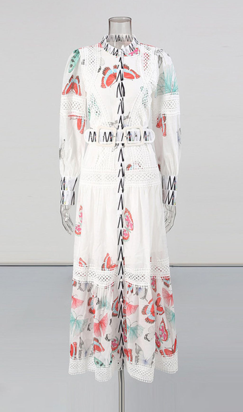 Granada Printed Long Sleeve Maxi Dress
