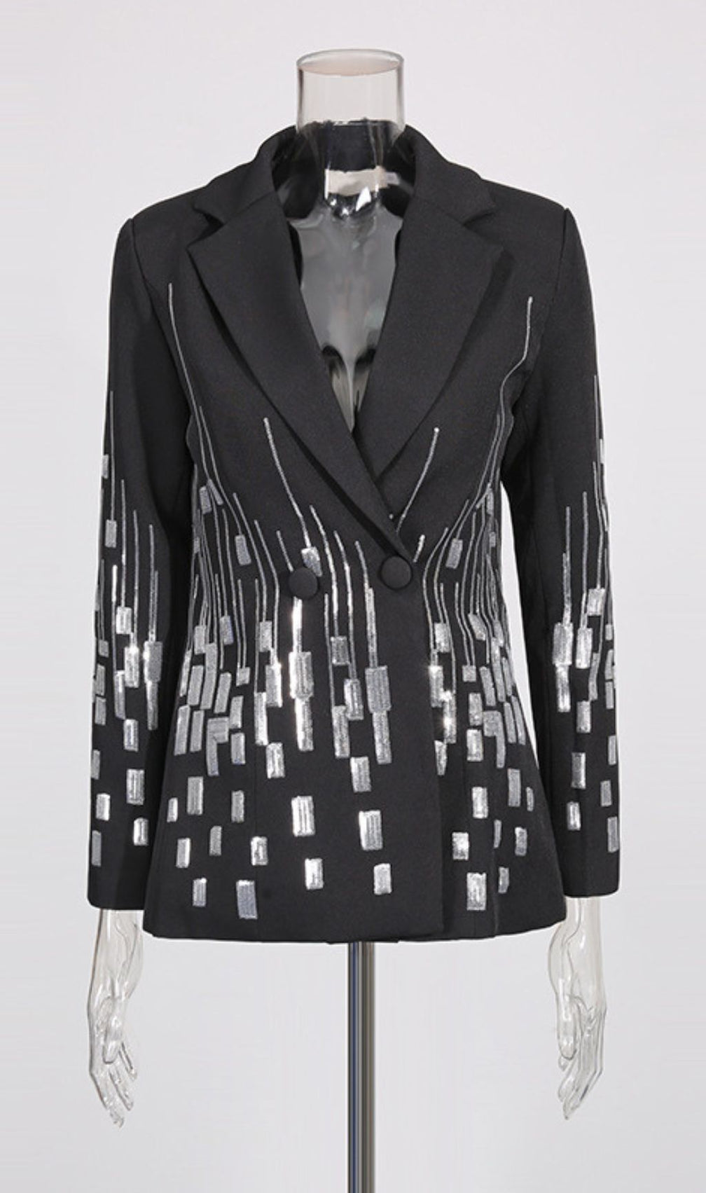 Idalis Glam Sequin Blazer & Pants Set - Women's Statement Suit