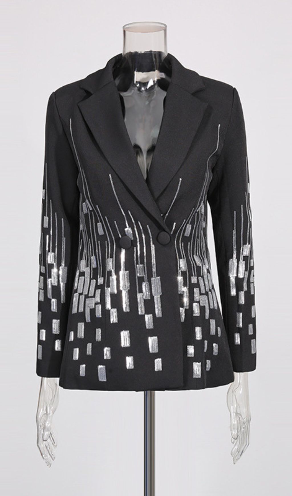 Idalis Glam Sequin Blazer & Pants Set - Women's Statement Suit