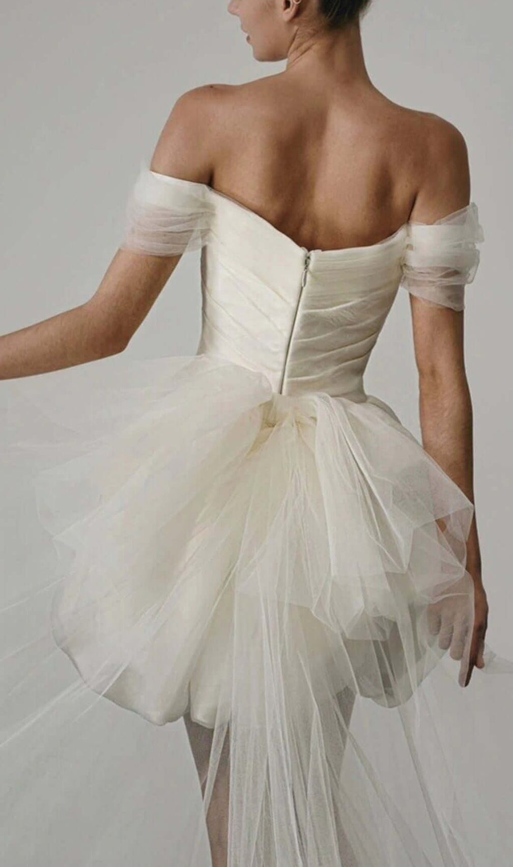 Avivit Mesh Satin Mini Dress