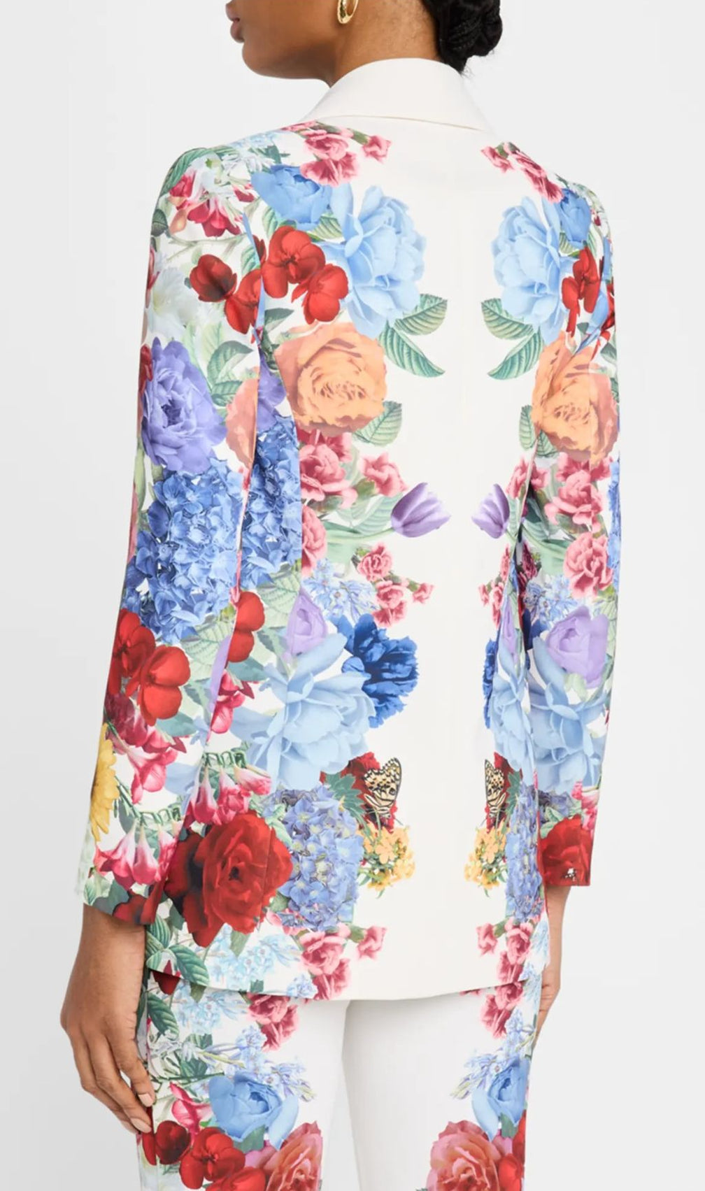 Fuyuko Flower Printed Blazer & Pants Set