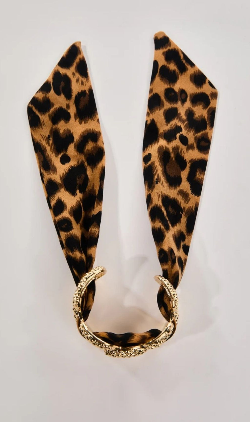 Oaelis Chic Leopard Print & Gold Cuff Bracelet | Women's Statement Jewelry