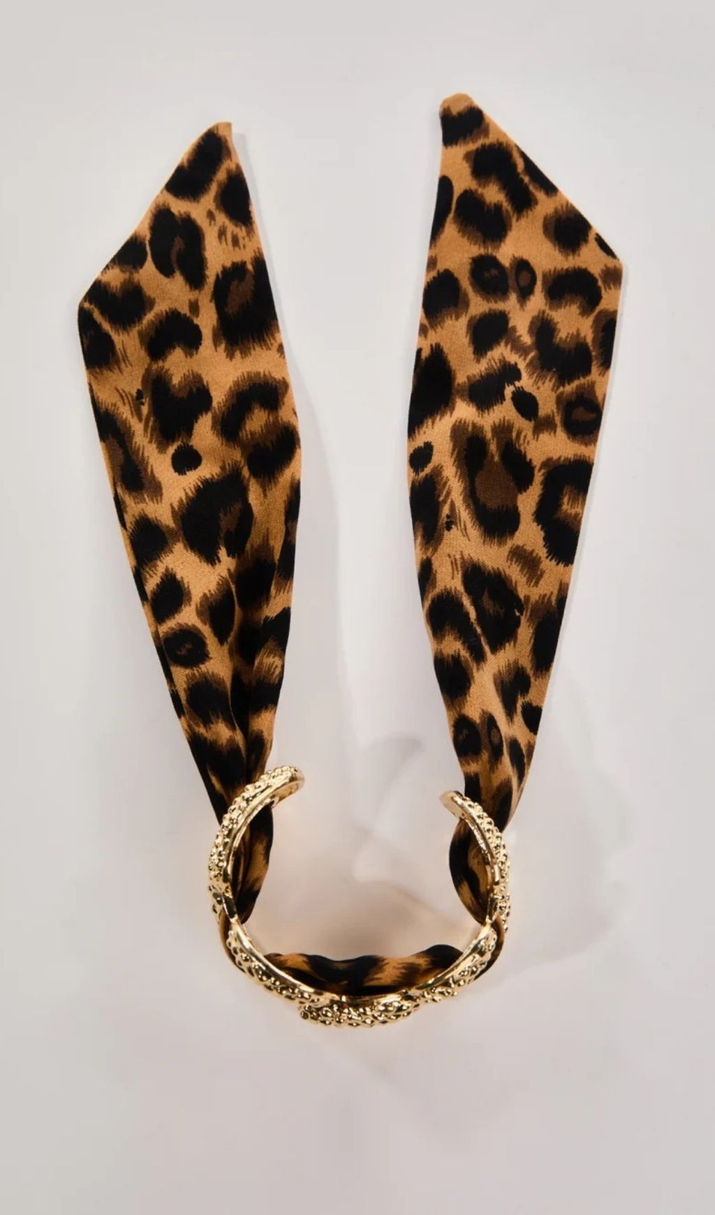 Oaelis Chic Leopard Print & Gold Cuff Bracelet | Women's Statement Jewelry