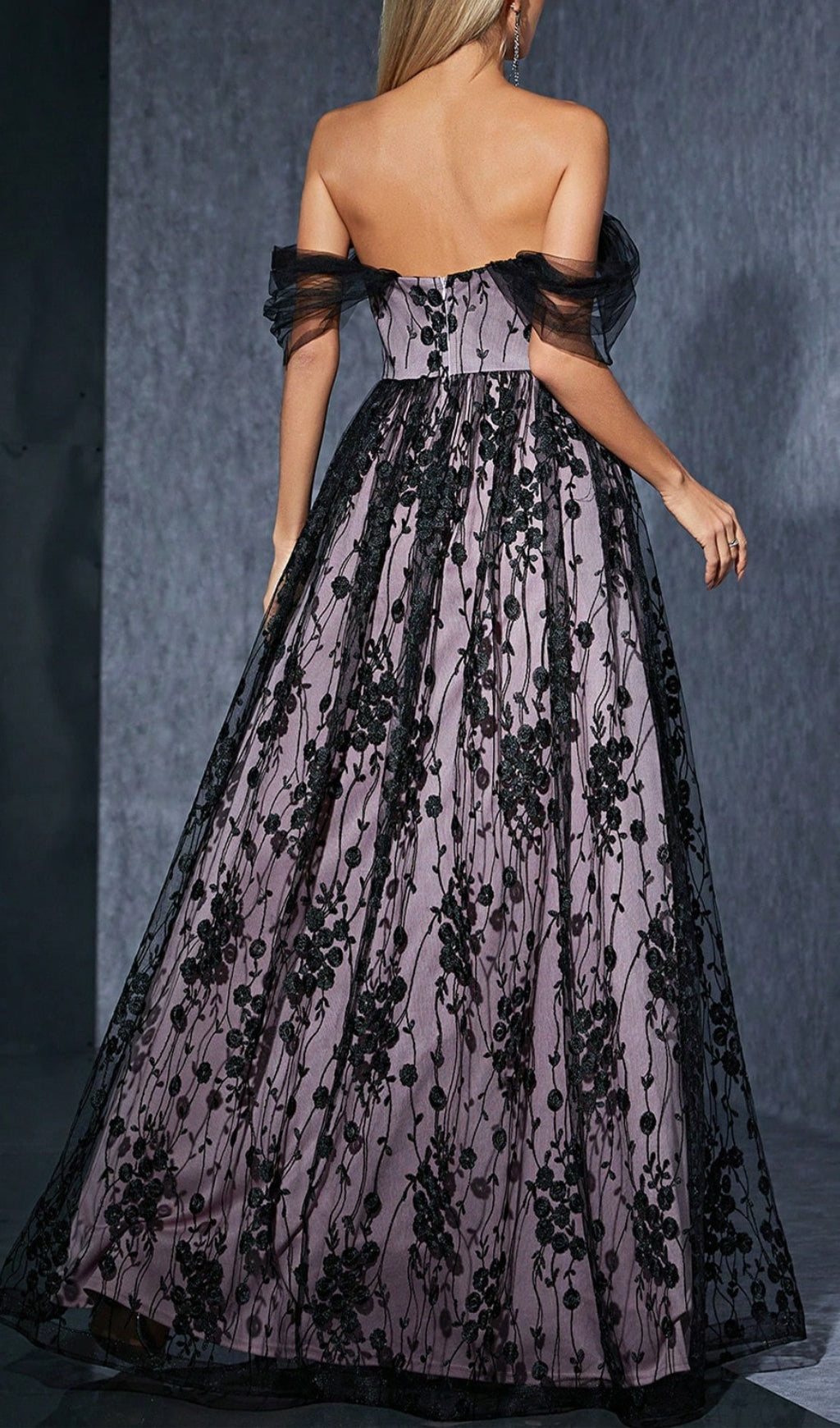 Darrah Floral Off-Shoulder Maxi Dress