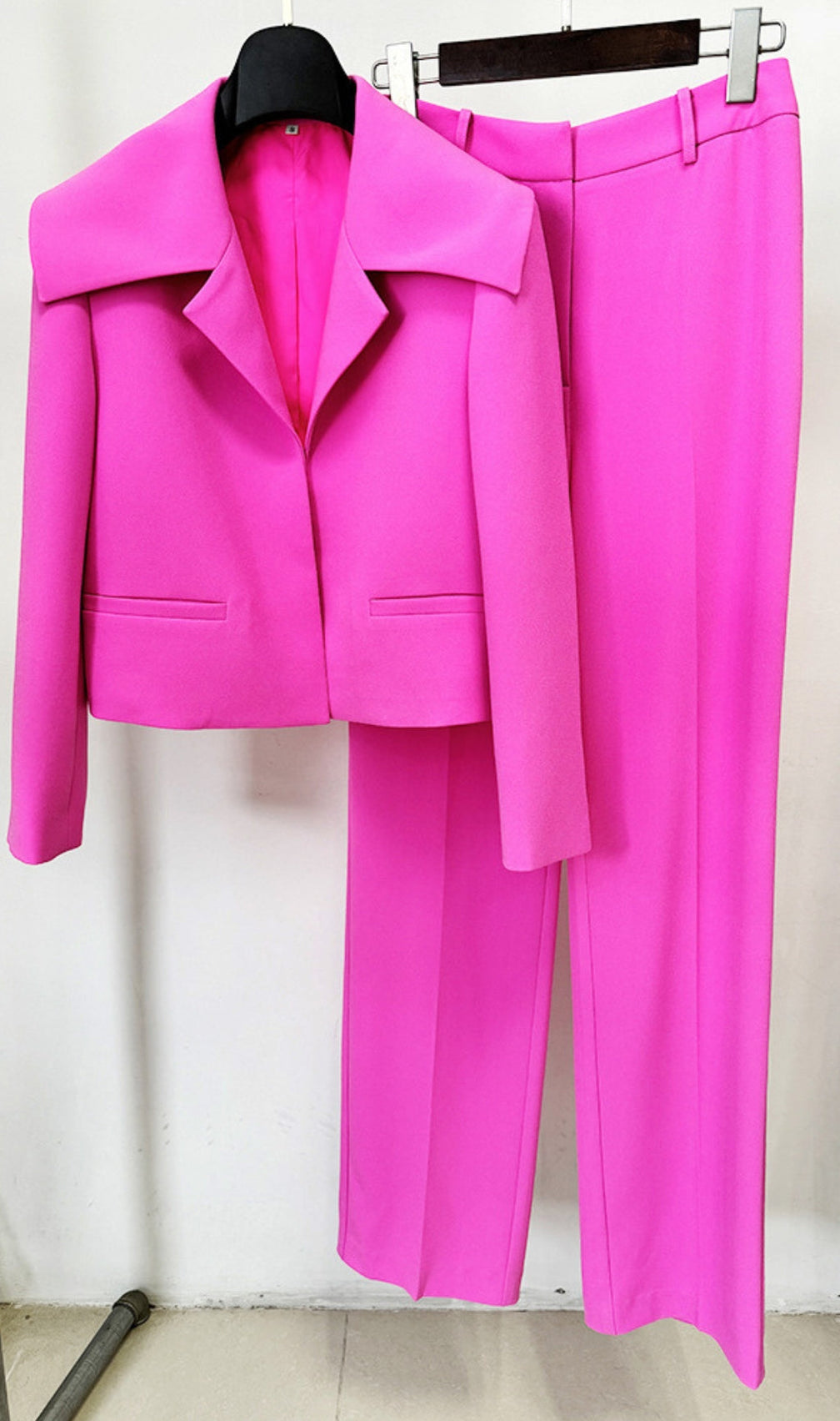 Aubrielle Pink Two-Piece Suit