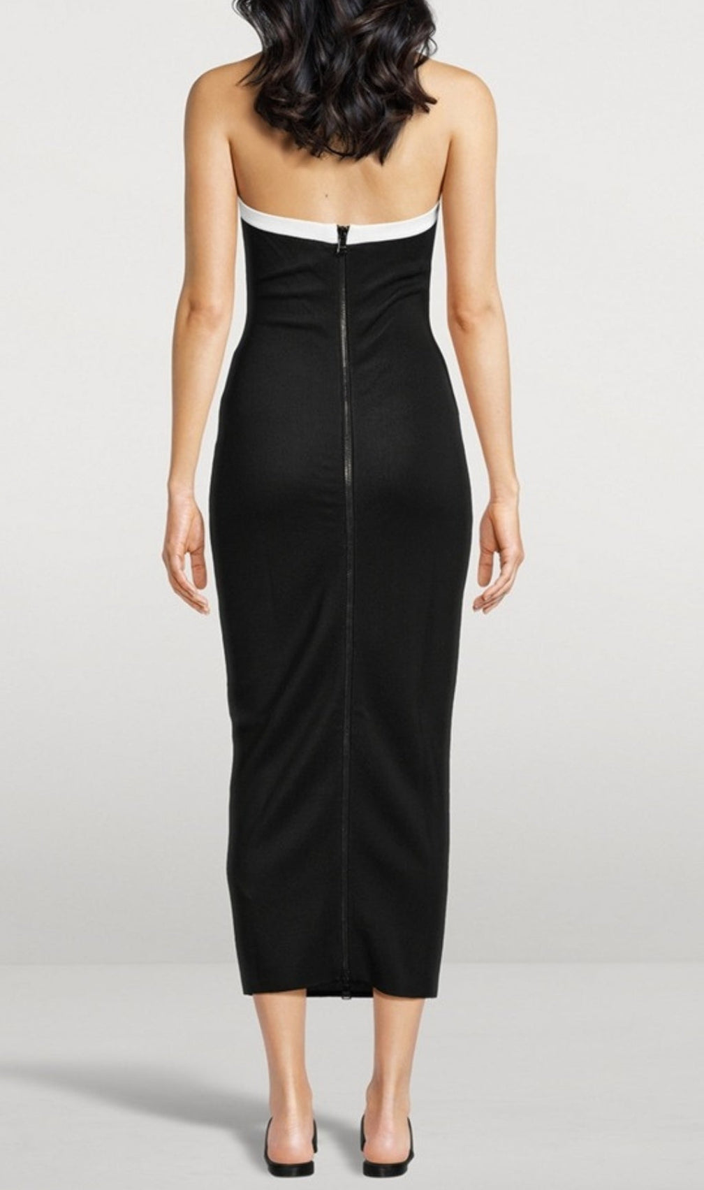 Bijou Rose Jacquard Halter Midi Dress