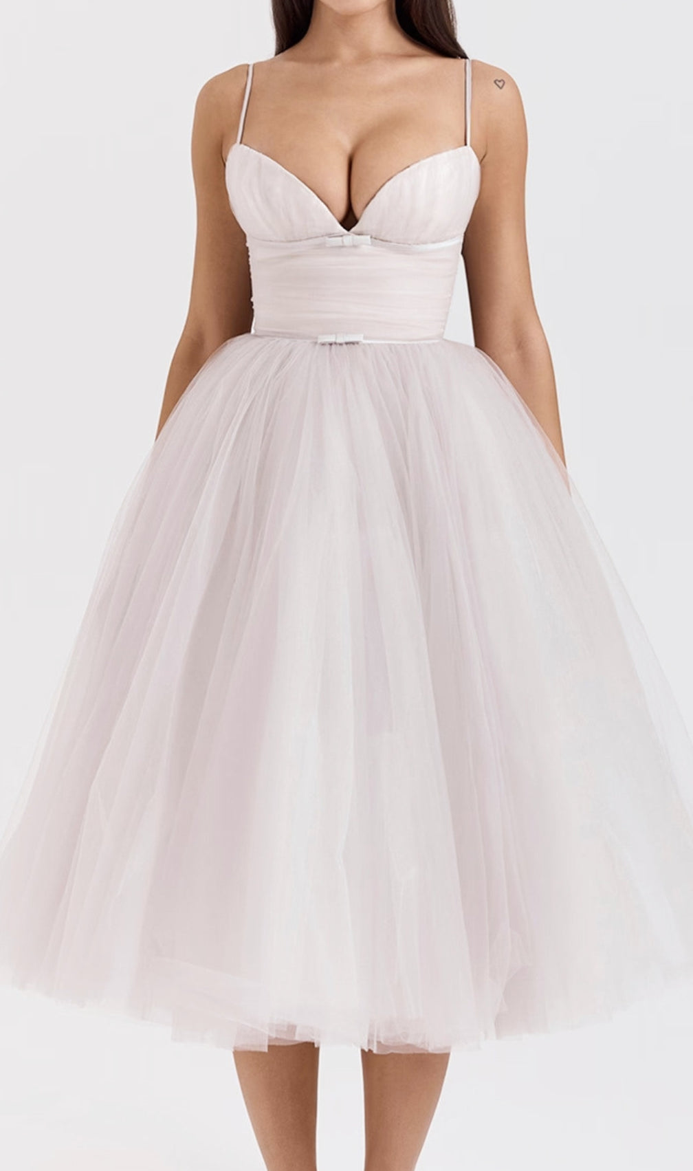 Diellza Mesh Midi Dress