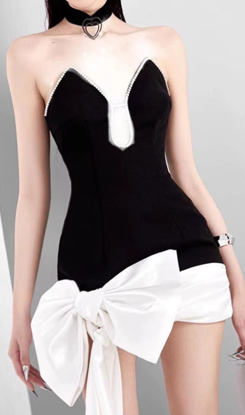 Dorona Bow Mini Dress